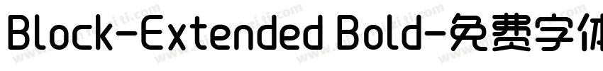 Block-Extended Bold字体转换